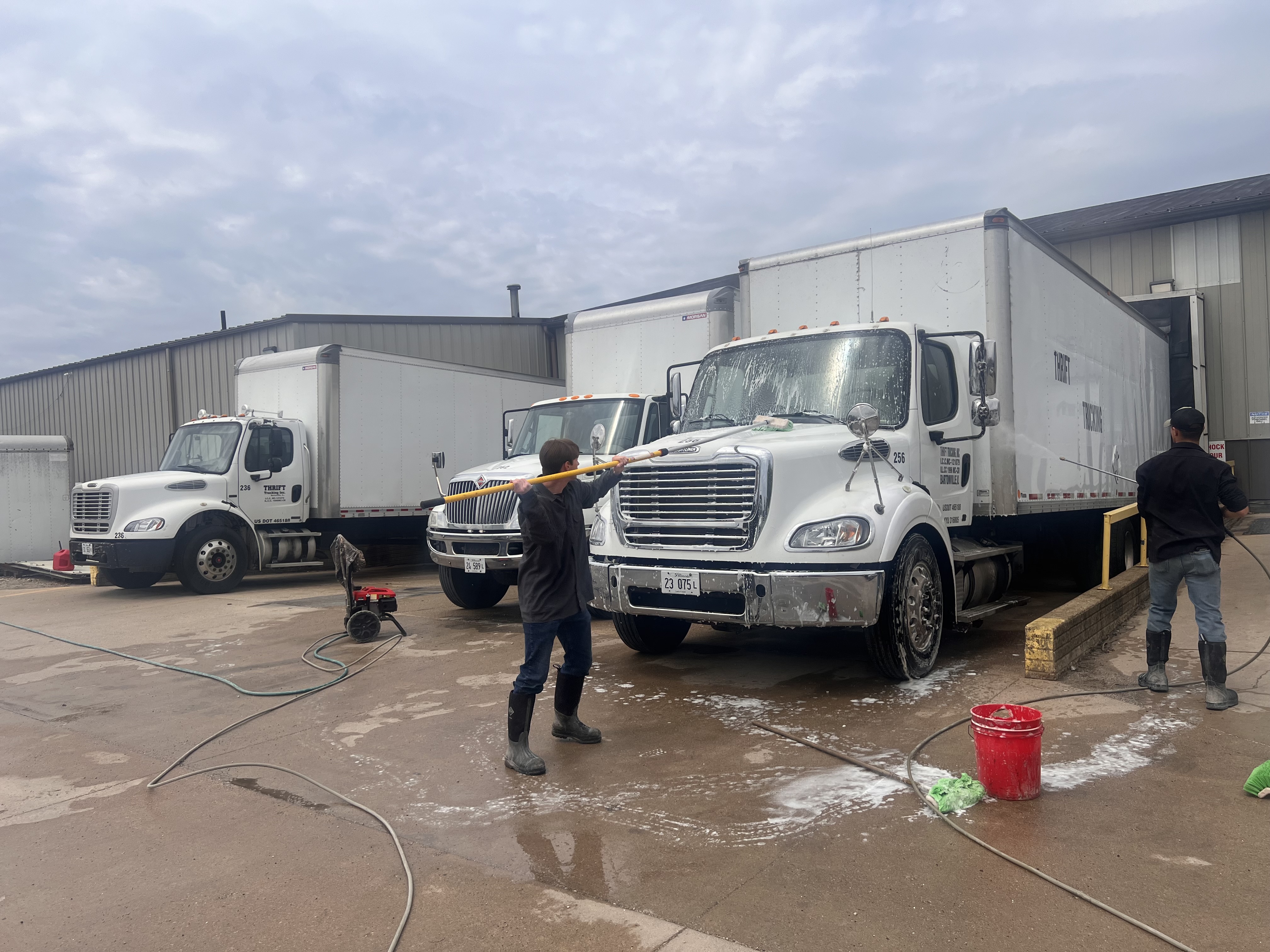 Fleet receiving wash